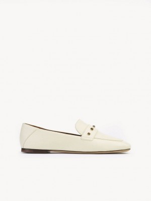 Chloe Aurna Low-heel Loafer Wit | CHE-SR14247