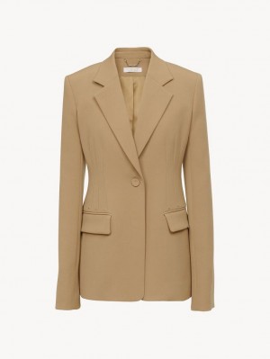 Chloe Bell-shaped Jassen Beige | CHE-SR13812