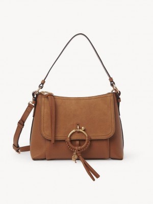 Chloe Joan Small Schoudertassen Bruin | CHE-SR14680