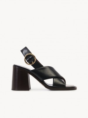 Chloe Lyna High-heel Sandalen Zwart | CHE-SR14805