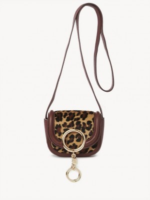 Chloe Mara Micro Schoudertassen Koper Bruin | CHE-SR14594