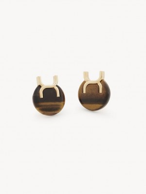 Chloe Marcie Clip-on Oorbellen Goud | CHE-SR14448