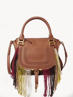Chloe Marcie Double Carry Crossbodytassen Bruin | CHE-SR13472