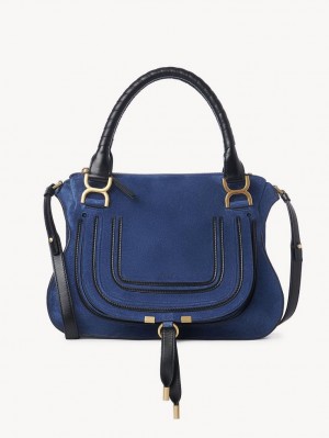 Chloe Marcie Double Carry Crossbodytassen Diepblauw | CHE-SR13504