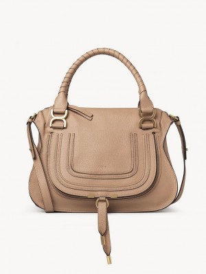 Chloe Marcie Double Carry Crossbodytassen Lichtbruin | CHE-SR13553