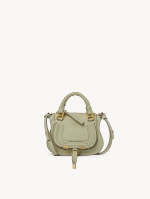 Chloe Marcie Double Carry Mini Tassen Groen | CHE-SR13674