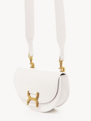 Chloe Marcie Mini Flap Crossbodytassen Wit | CHE-SR13587