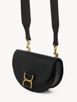 Chloe Marcie Mini Flap Crossbodytassen Zwart | CHE-SR13588