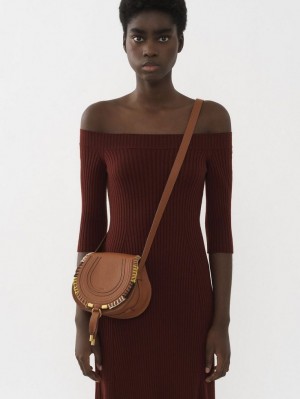 Chloe Marcie Small Crossbodytassen Bruin | CHE-SR13474