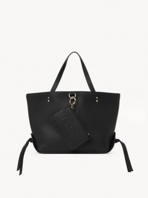 Chloe Sense Small East-west Schoudertassen Zwart | CHE-SR13420