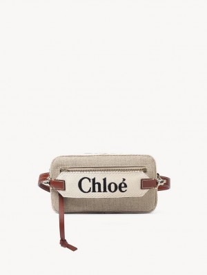 Chloe Woody Belt Crossbodytassen Bruin | CHE-SR13607