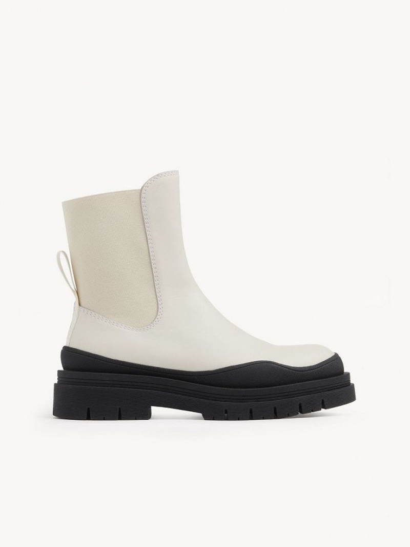 Chloe Alli Enkellaarzen Wit | CHE-SR14880