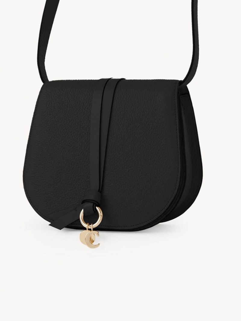 Chloe Alphabet Mini Crossbodytassen Zwart | CHE-SR13487