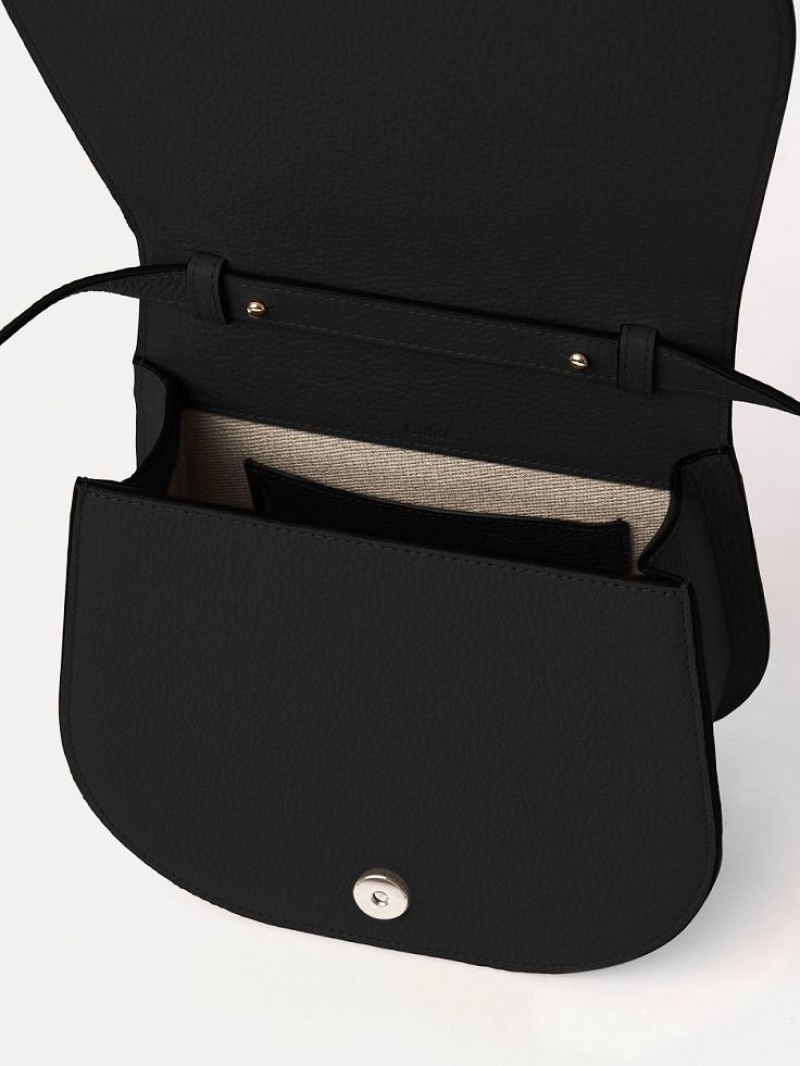 Chloe Alphabet Mini Crossbodytassen Zwart | CHE-SR13487