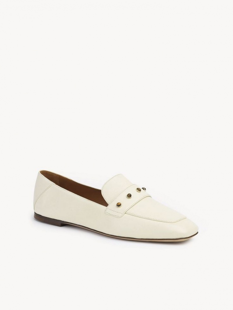 Chloe Aurna Low-heel Loafer Wit | CHE-SR14247