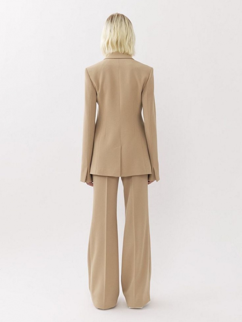 Chloe Bell-shaped Jassen Beige | CHE-SR13812