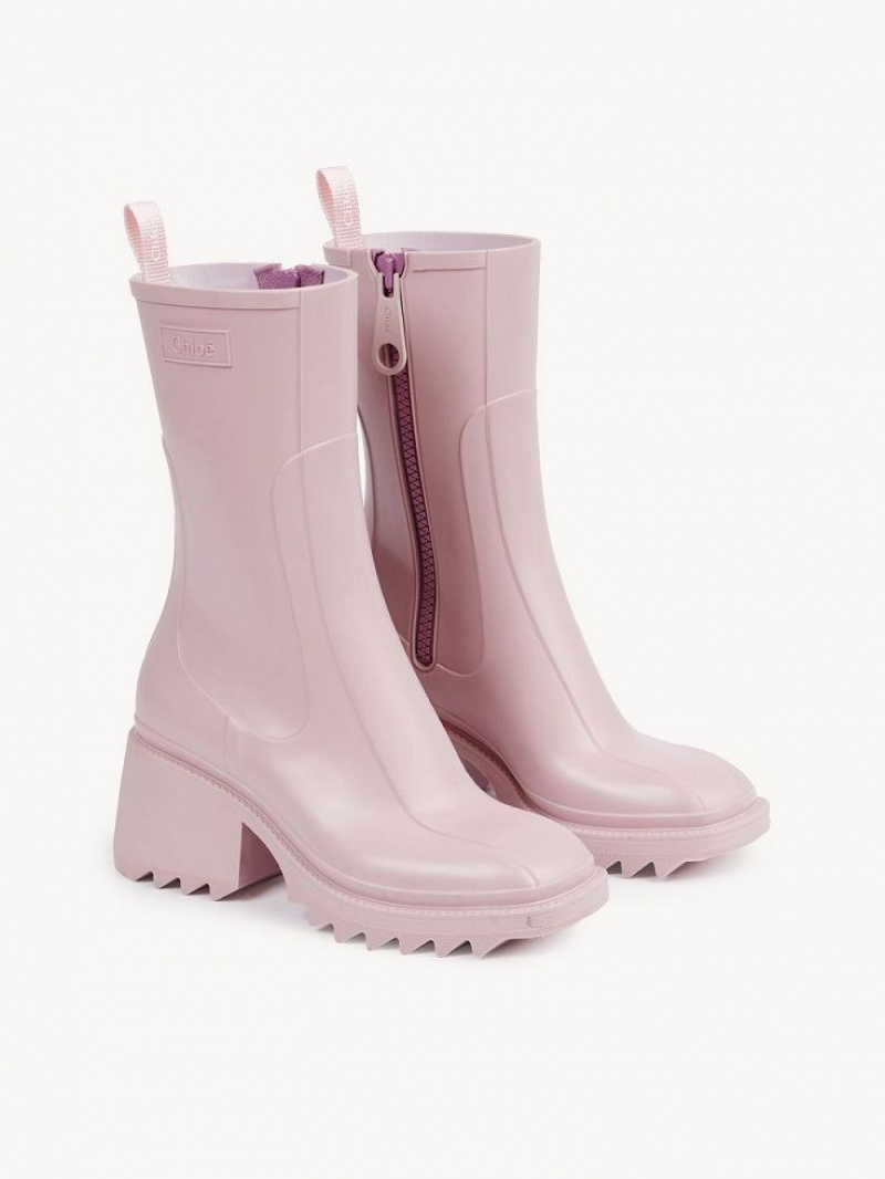 Chloe Betty Rain Laarzen Paars | CHE-SR14196