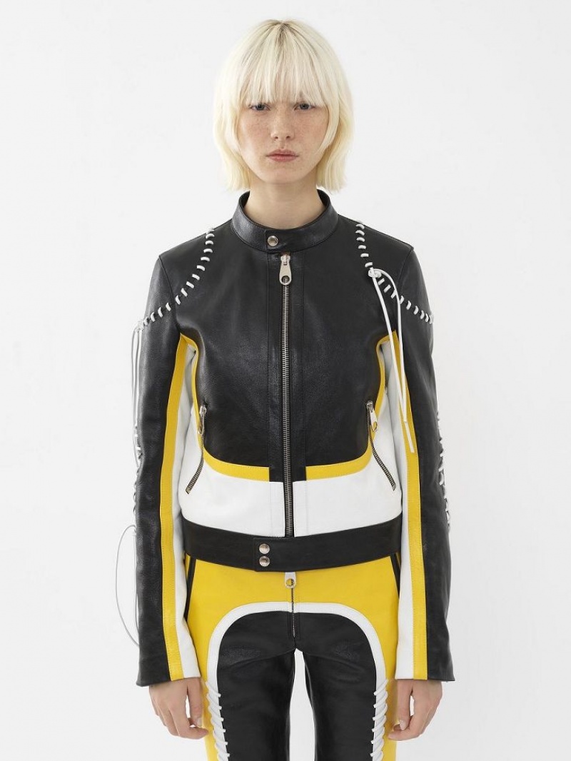 Chloe Biker Jassen Zwart Geel | CHE-SR13783
