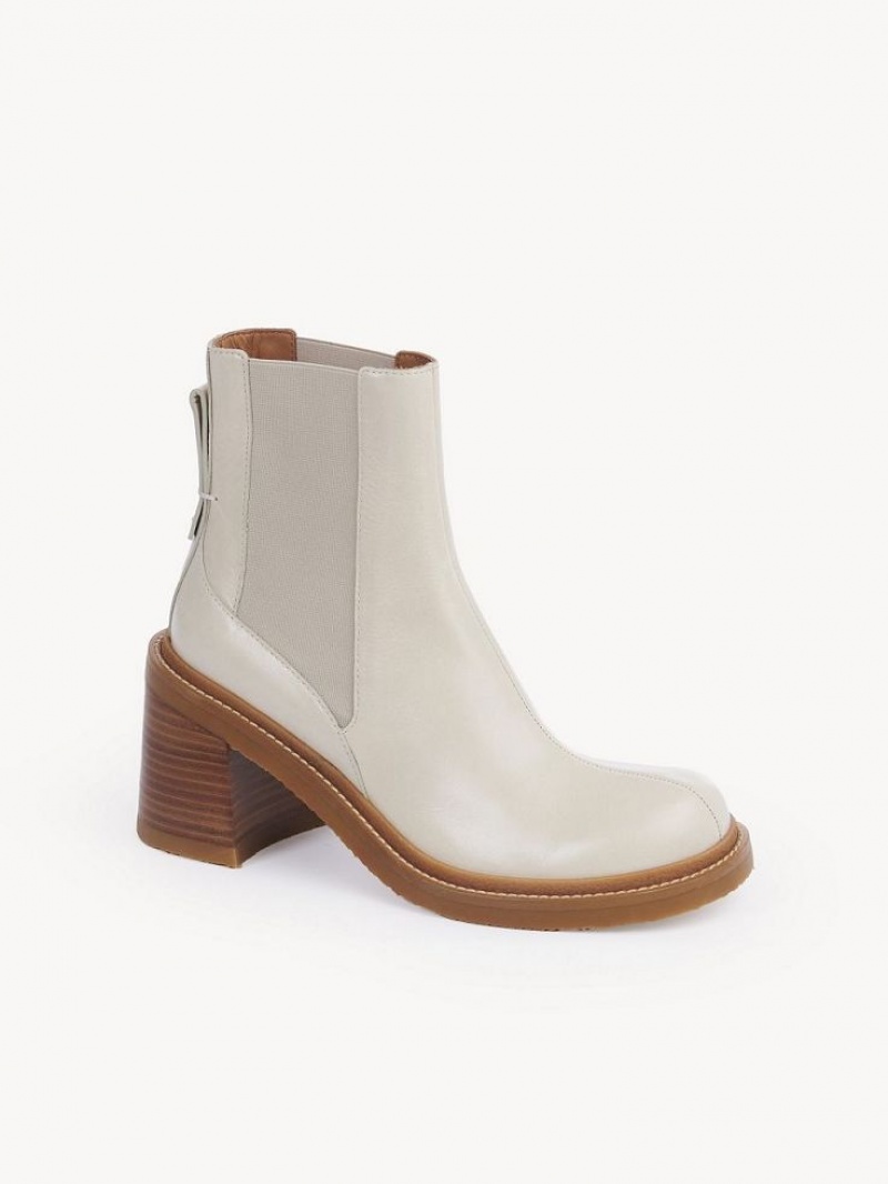 Chloe Bonni Hak Chelsea Laarzen Wit | CHE-SR14865