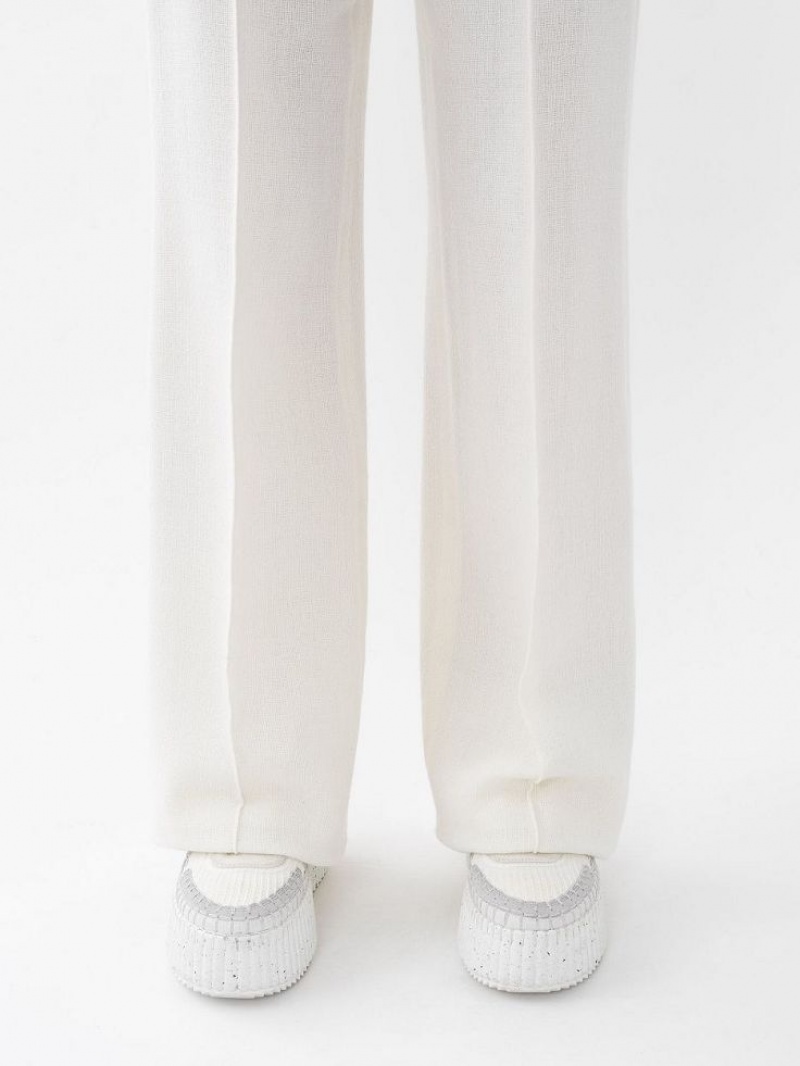 Chloe Brede-leg Pakken Wit | CHE-SR14061