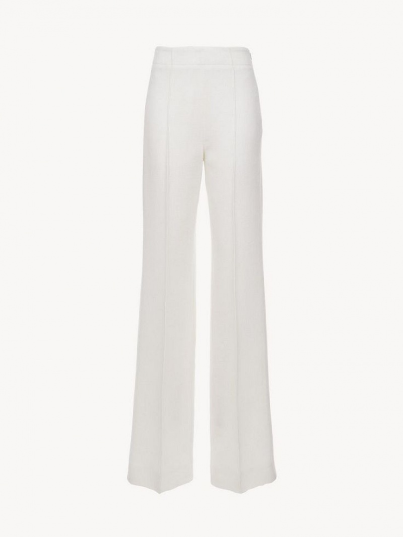 Chloe Brede-leg Pakken Wit | CHE-SR14061