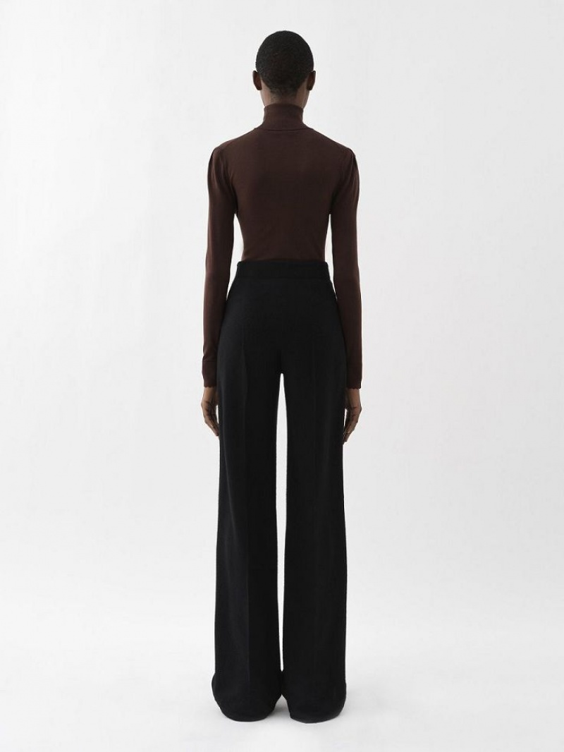 Chloe Brede-leg Pakken Zwart | CHE-SR14049
