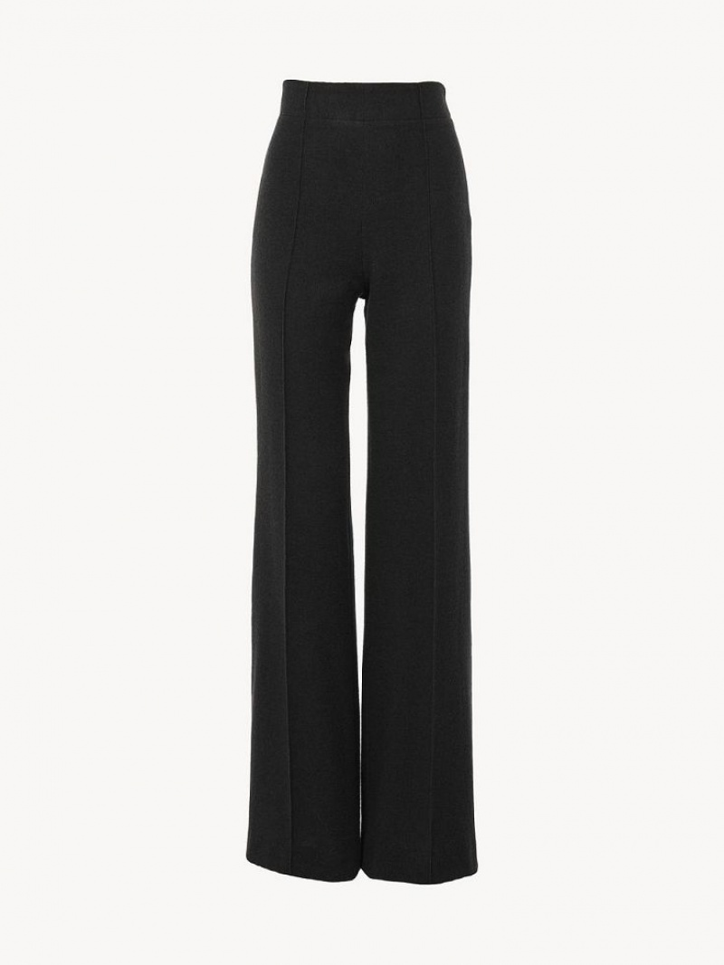 Chloe Brede-leg Pakken Zwart | CHE-SR14049