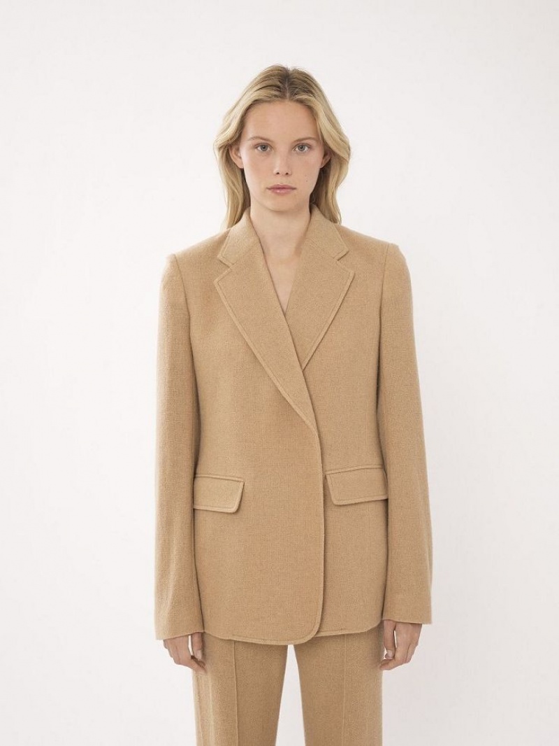 Chloe Buttonless Tailored Pakken Bruin | CHE-SR14033