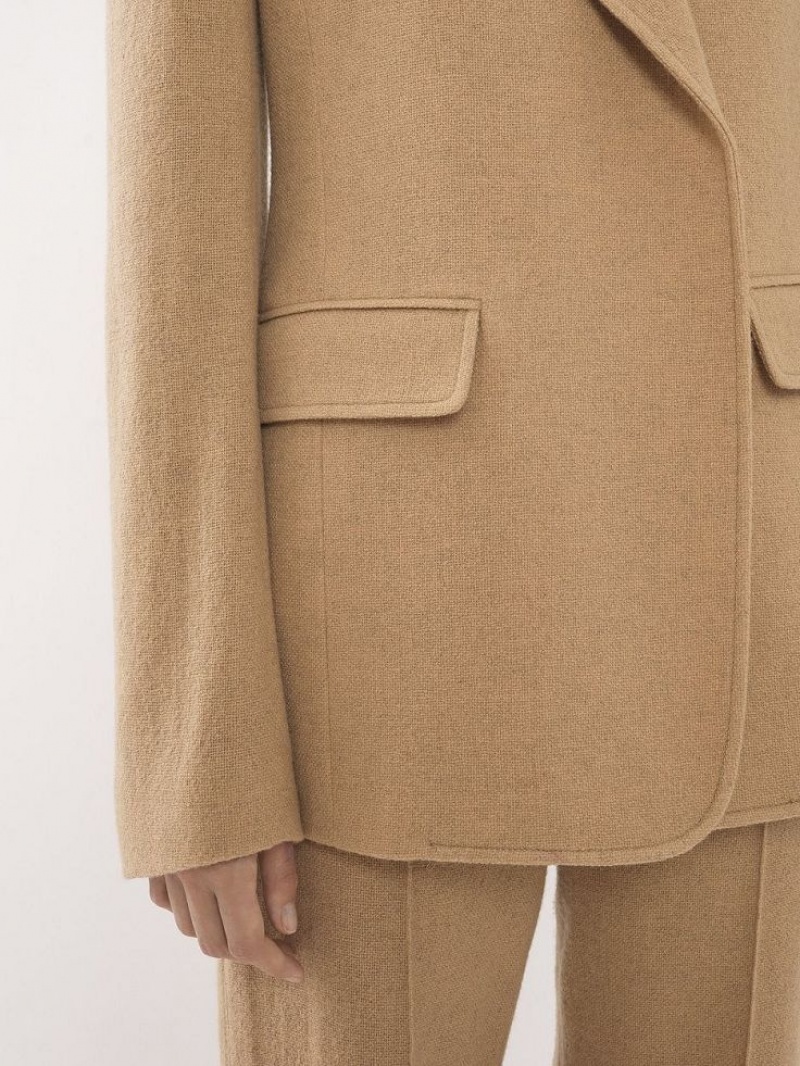Chloe Buttonless Tailored Pakken Bruin | CHE-SR14033
