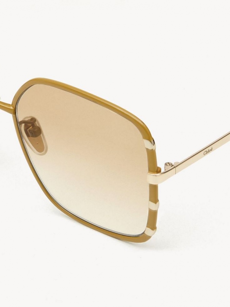Chloe Celeste Zonnebril Goud | CHE-SR14527