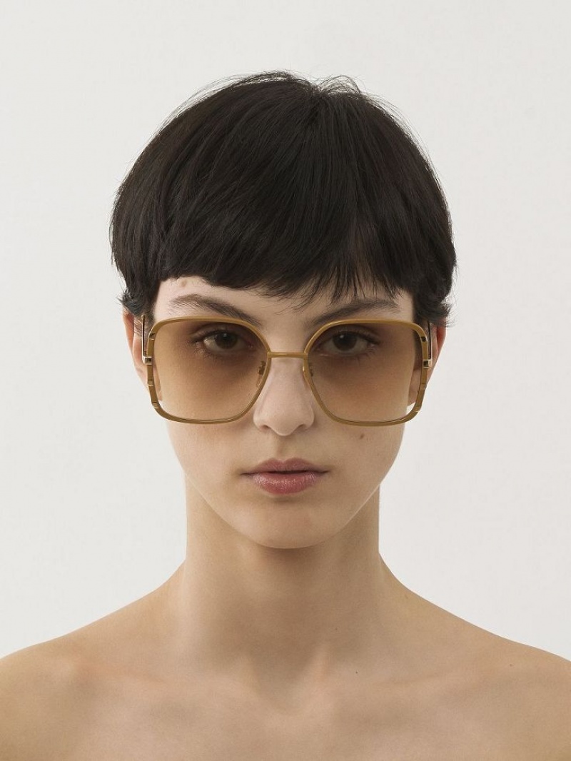 Chloe Celeste Zonnebril Goud | CHE-SR14527