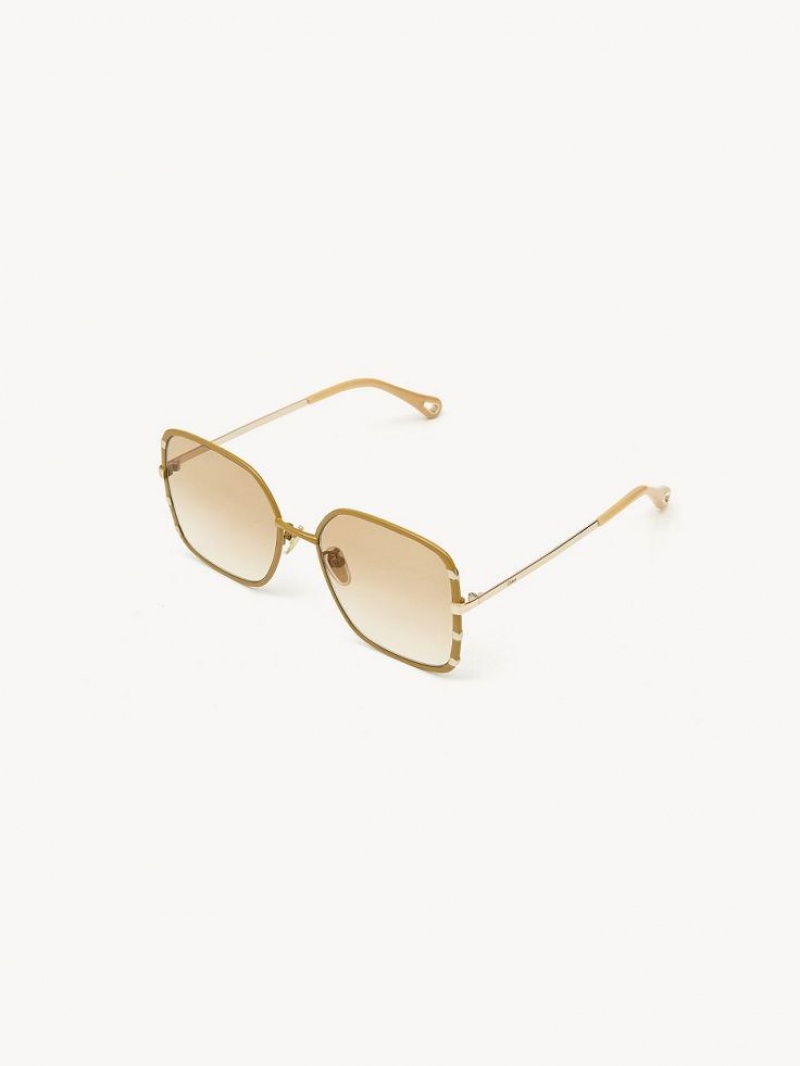 Chloe Celeste Zonnebril Goud | CHE-SR14527