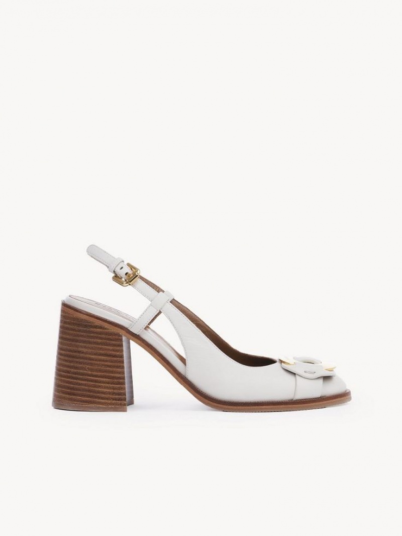 Chloe Chany Sandalen Wit | CHE-SR14798