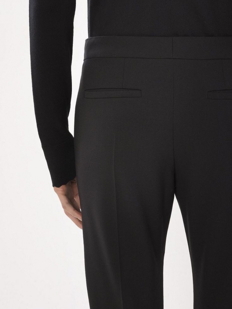 Chloe Cropped Cigarette Pakken Zwart | CHE-SR14034