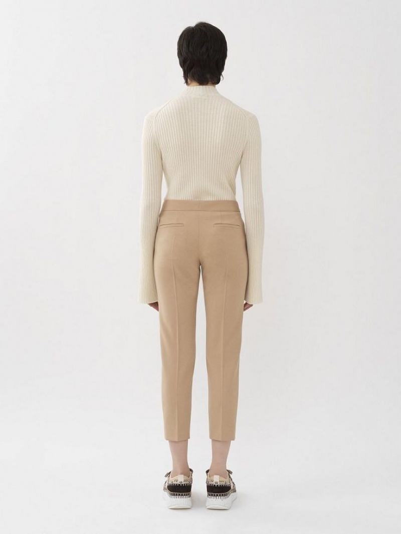 Chloe Cropped Pakken Bruin | CHE-SR14047