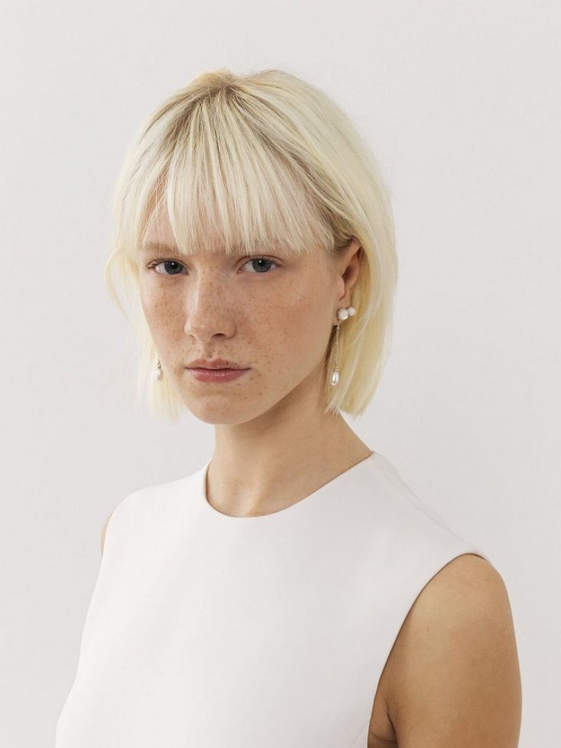 Chloe Darcey Long Oorbellen Goud | CHE-SR14362