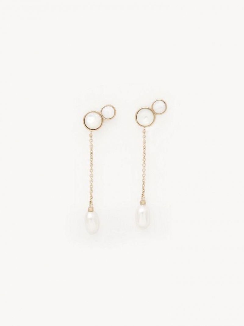 Chloe Darcey Long Oorbellen Goud | CHE-SR14362