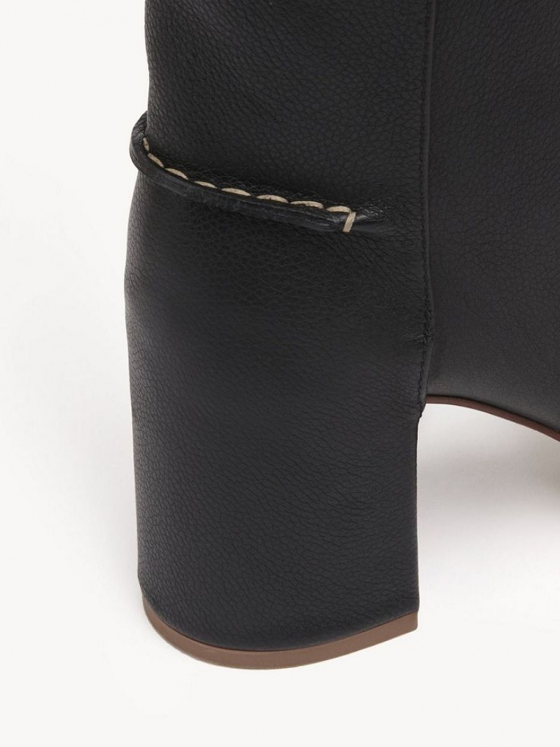 Chloe Edith High Laarzen Zwart | CHE-SR14207