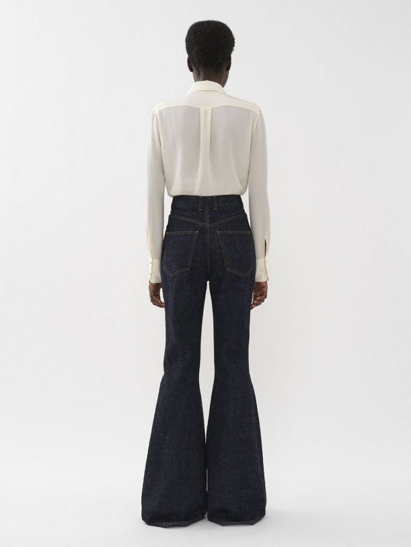 Chloe Flare Jeans Donkerblauw | CHE-SR13970