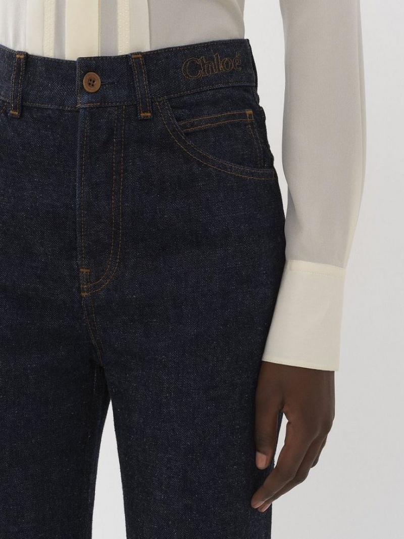 Chloe Flare Jeans Donkerblauw | CHE-SR13970