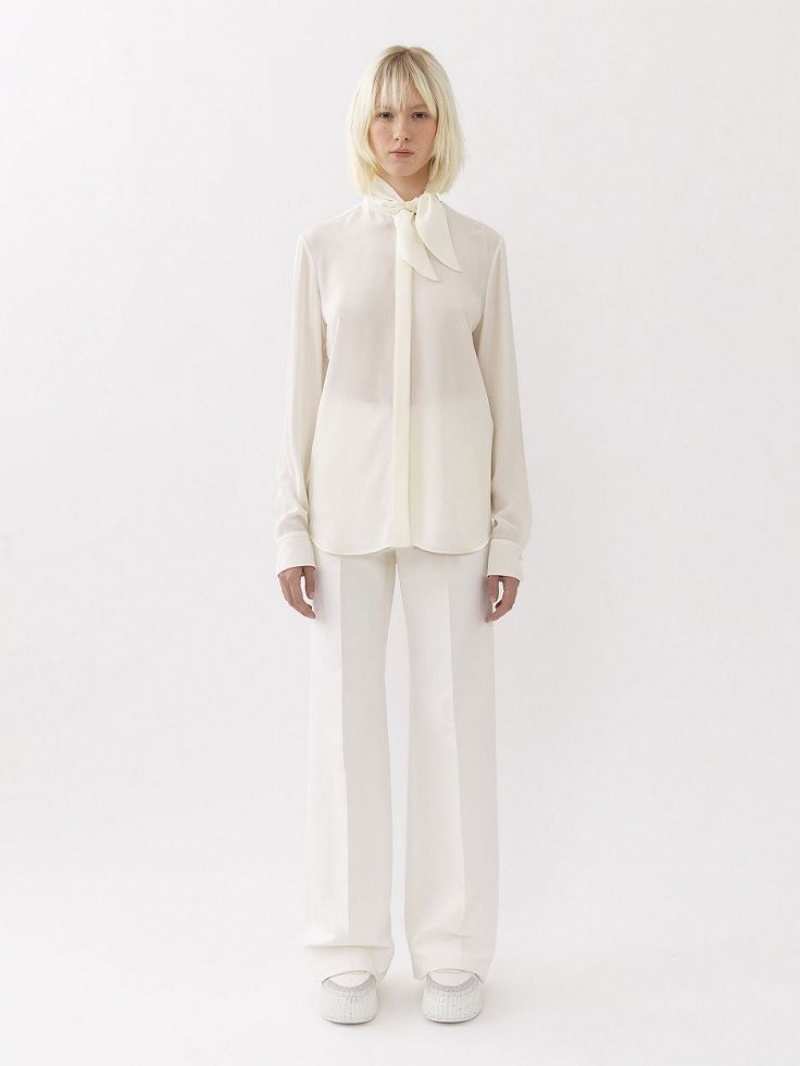 Chloe Flared Pakken Wit | CHE-SR14067