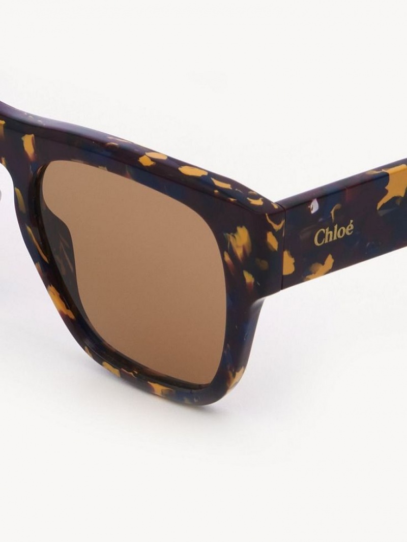 Chloe Gayia Zonnebril Bordeaux | CHE-SR14576