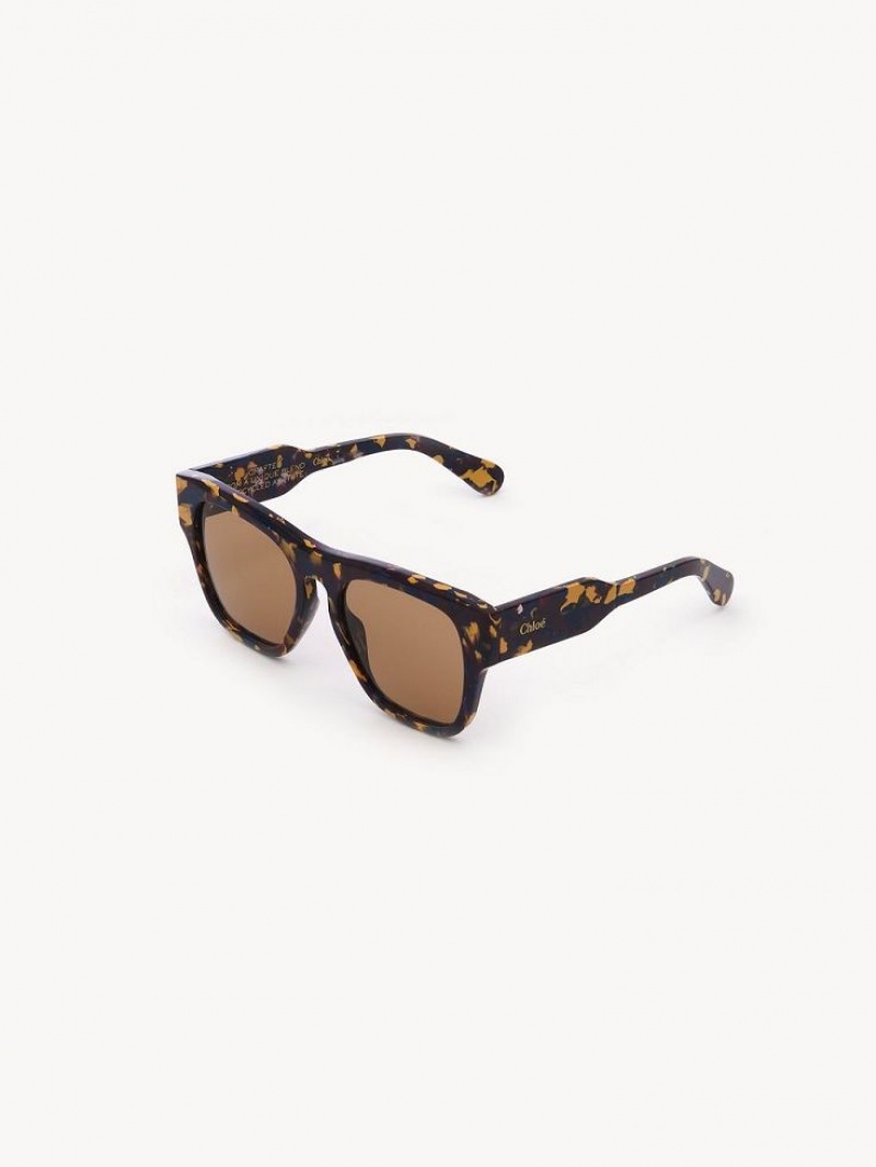 Chloe Gayia Zonnebril Bordeaux | CHE-SR14576
