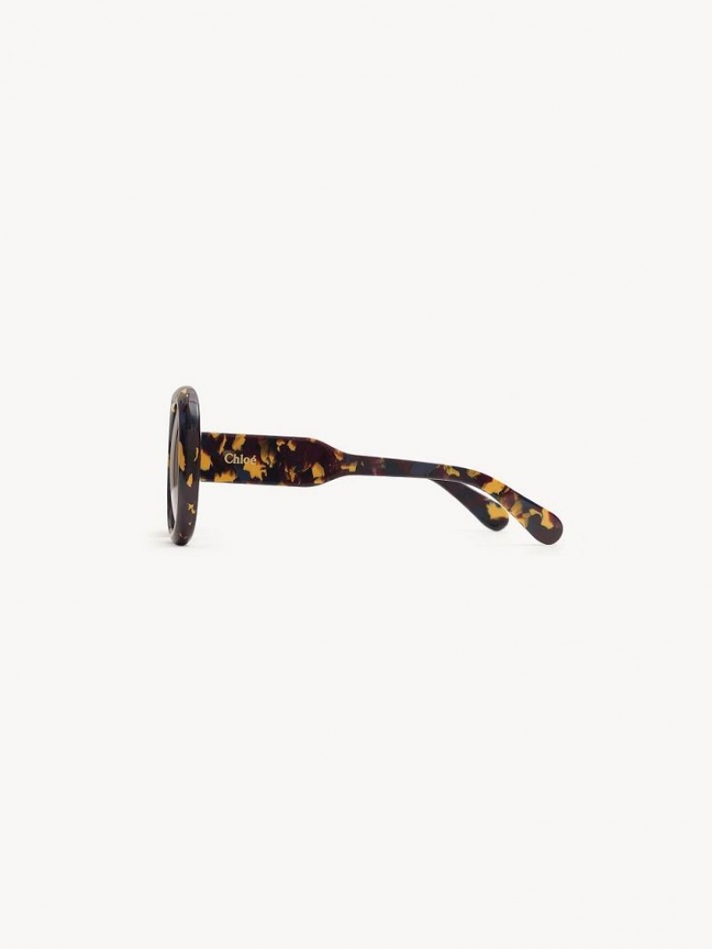 Chloe Gayia Zonnebril Bordeaux | CHE-SR14577