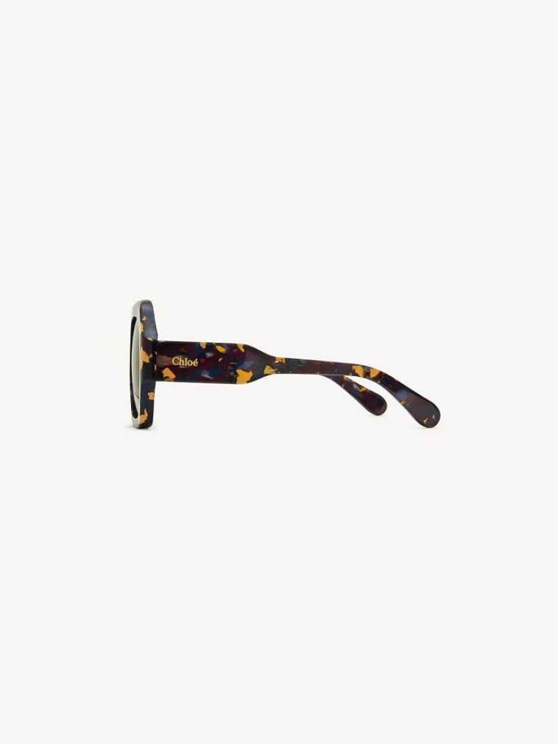 Chloe Gayia Zonnebril Bordeaux | CHE-SR14581