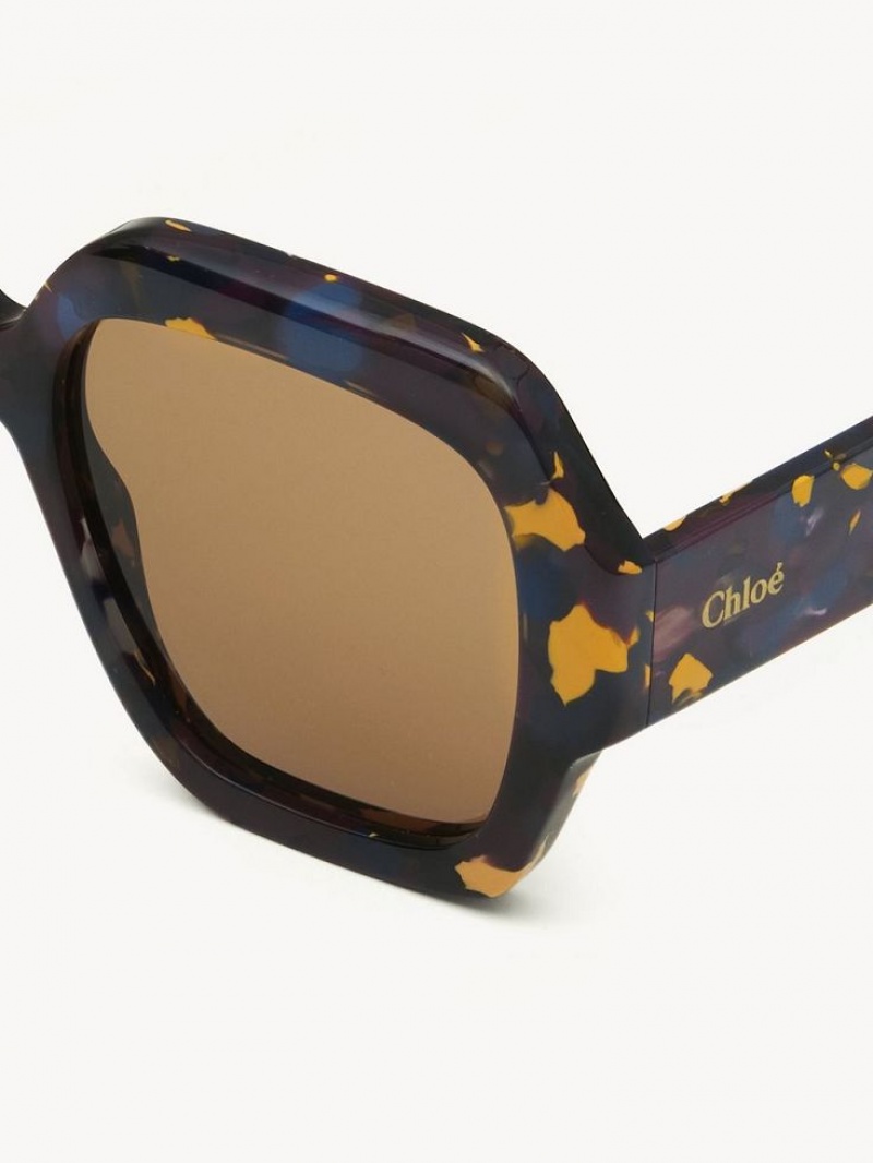 Chloe Gayia Zonnebril Bordeaux | CHE-SR14581