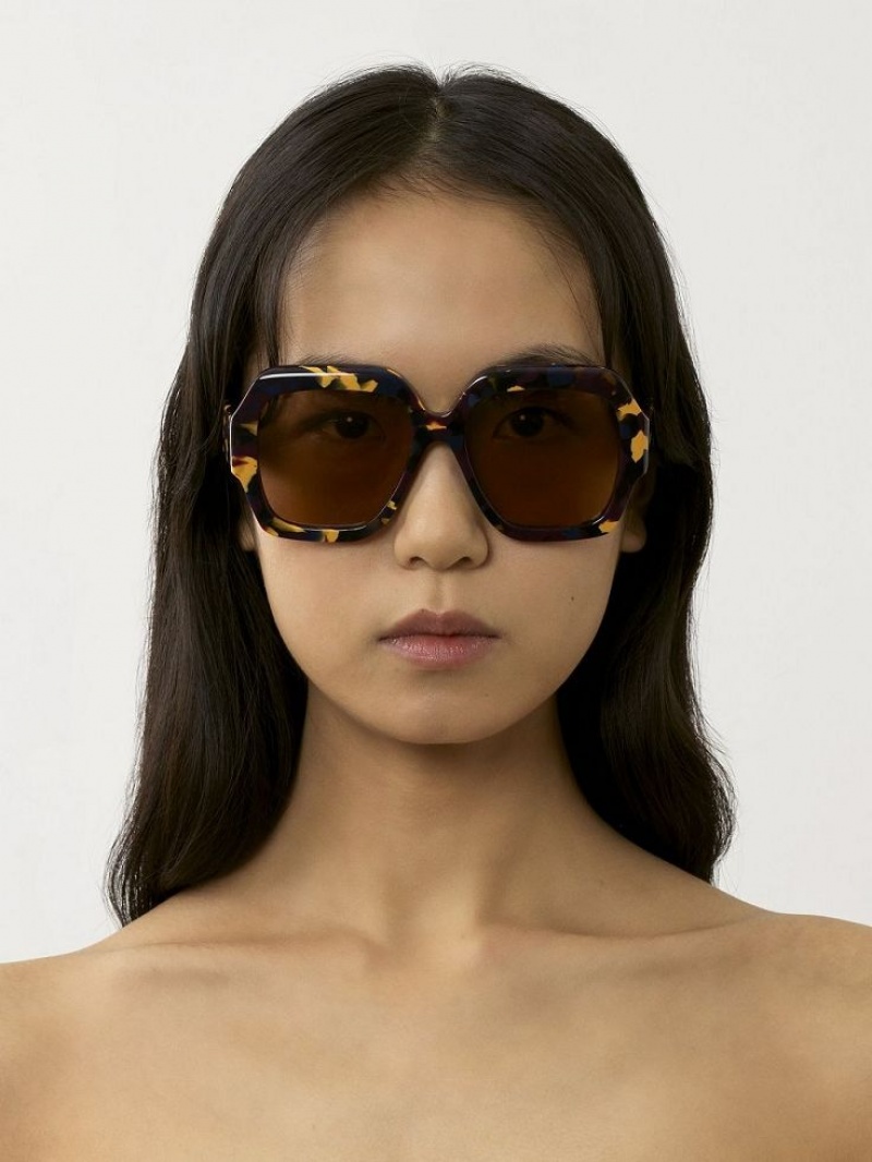Chloe Gayia Zonnebril Bordeaux | CHE-SR14581