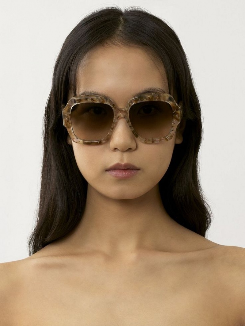Chloe Gayia Zonnebril Bruin | CHE-SR14575