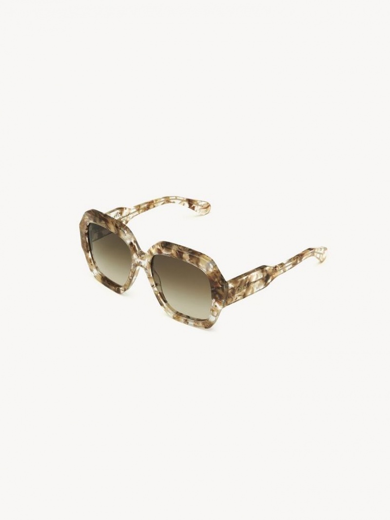 Chloe Gayia Zonnebril Bruin | CHE-SR14575