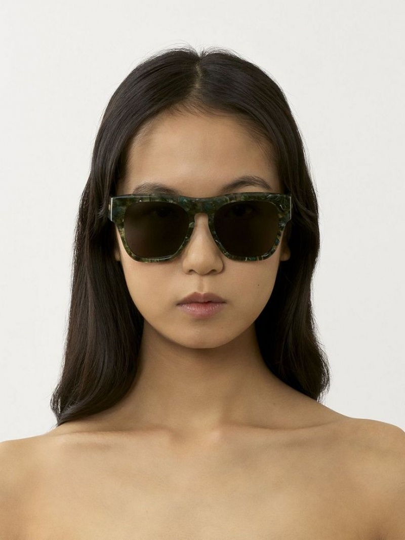 Chloe Gayia Zonnebril Groen | CHE-SR14580